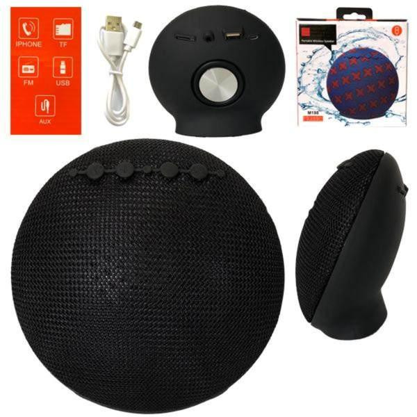 Блютуз колонка кругла чорна Київ - фото 1