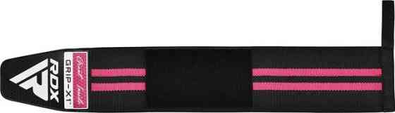 Бинти для зап'ястя (кистьові бинти) RDX GYM WRIST WRAP R11 BLACK/PINK Кам'янське
