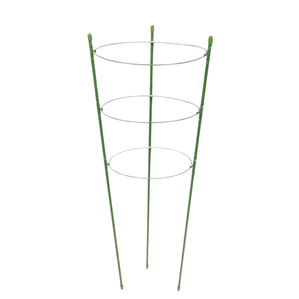 Опора кольцевая для комнатных и садовых высокорослых цветов,растений и рассады с 3 кольцами размер 60х22 см Каменец-Подольский - изображение 2
