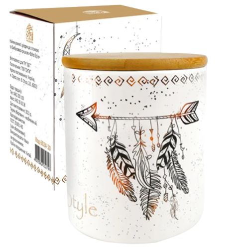 Ємність для сипучих продуктів Boho style 600мл S&T 6027-20 Житомир - фото 1