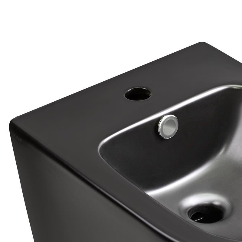 Біде підвісне Qtap Scorpio 515x360x345 Matt black QT1455053FMB Київ - фото 5
