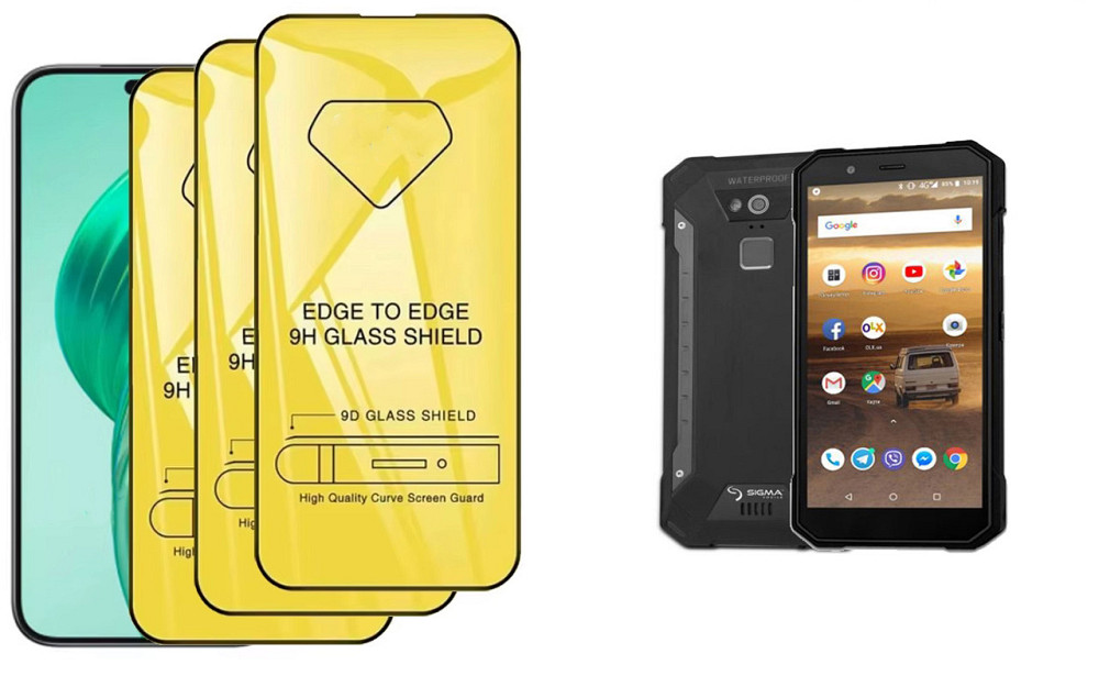 Защитное стекло DefenzoGlass для Sigma mobile X-treme PQ53 – двойная прочность Киев - изображение 3