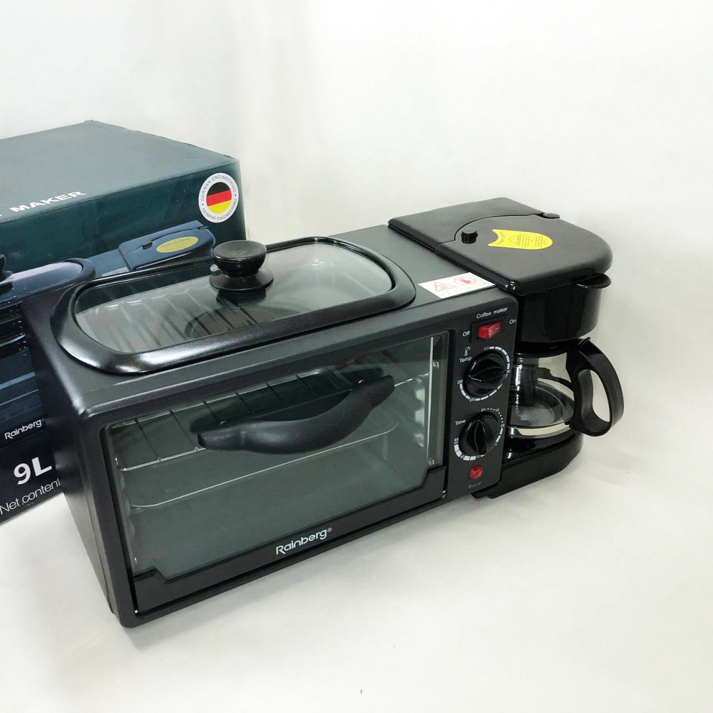 Електрична піч для випікання Rainberg, Міні пічка для дачі Електрична піч настільна кухні CQ-20 Львів - фото 18