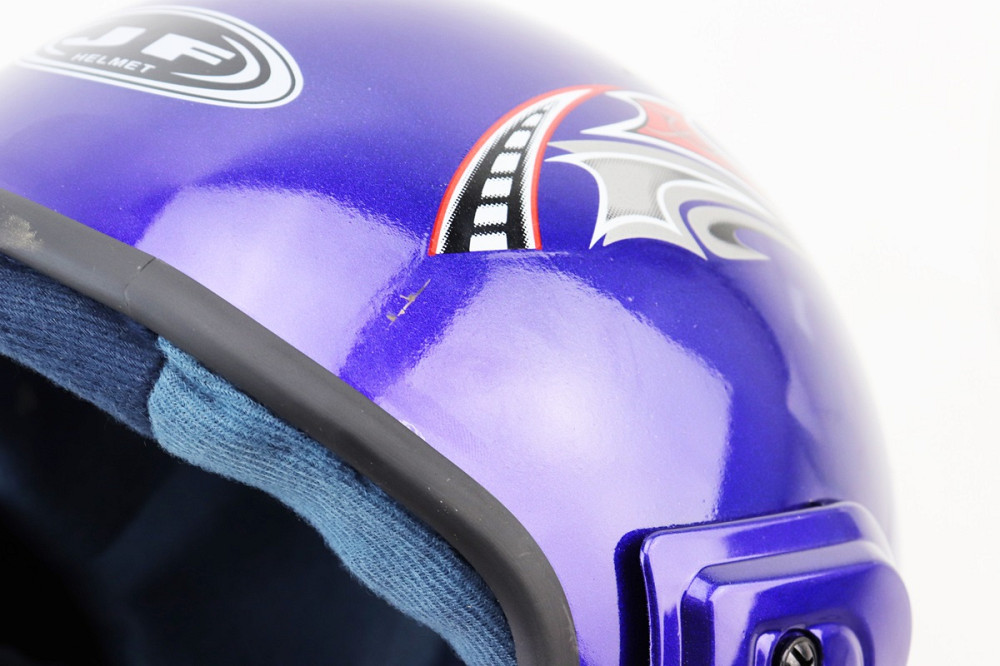 Шолом відкритий HK-215, СИНІЙ (незначні відмінності малюнків, можливі дефекти фарбування) Киев - изображение 7