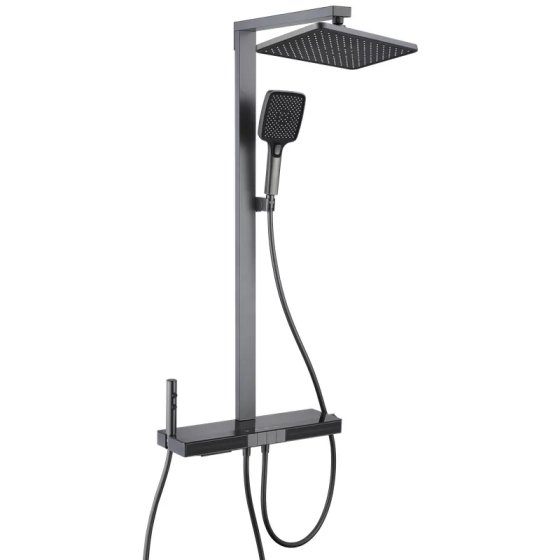 Душова колона з термостатичним змішувачем Mixxus Premium Next-009-J Graphite, 4 режими   ( MI6544 ) 26725 Харків
