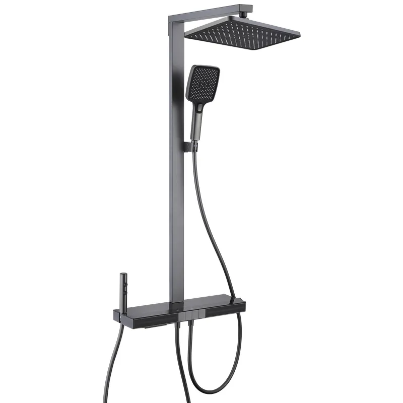 Душова колона з термостатичним змішувачем Mixxus Premium Next-009-J Graphite, 4 режими   ( MI6544 ) 26725 Харків - фото 1