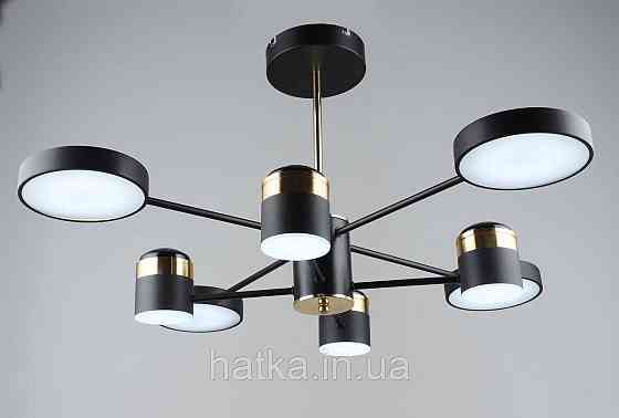 Люстра світлодіодна акрилова Sirius B YH1102/4+4 BK+FGD Київ