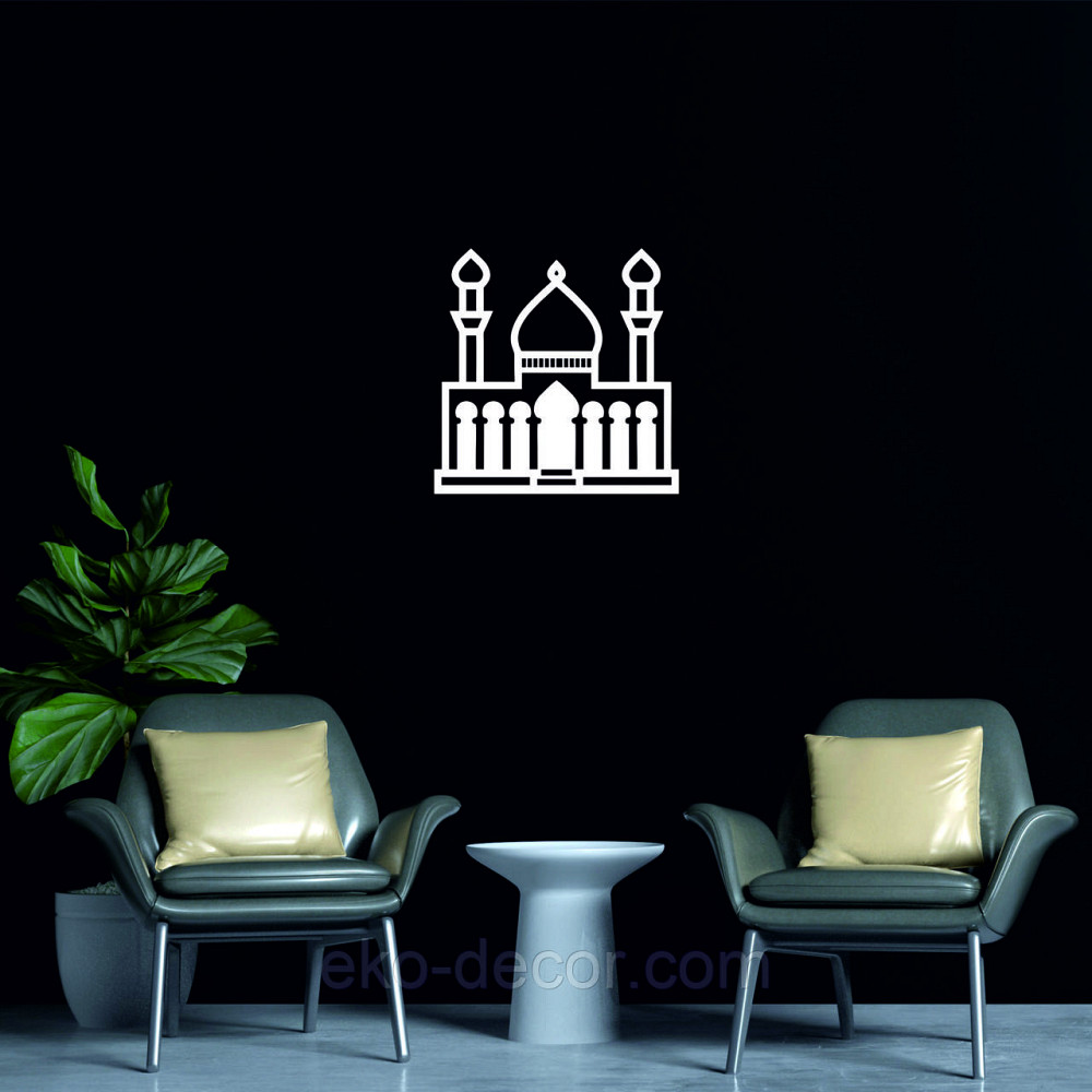 Декоративное настенное Панно «Ислам» Декор на стену 90*90 см, Белый Киев - изображение 5