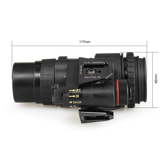 Прибор ночного видения PVS-18A1 USA с креплением Mount на шлем (длина волны 940нм) в кейсе Киев