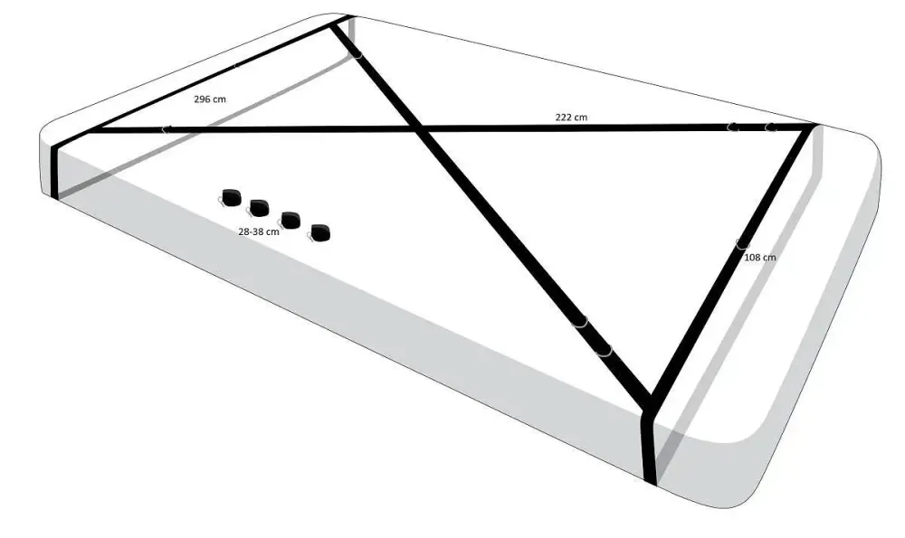 Розтяжка на ліжко Master Series Interlace Bed Restraint Set Львів - фото 6