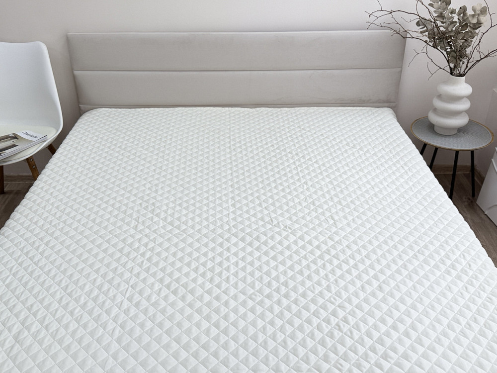 Ecotton Покривало Ecotton 220х240 см антиалергенне з полісатину молочного кольору Cream White Коломыя - изображение 6