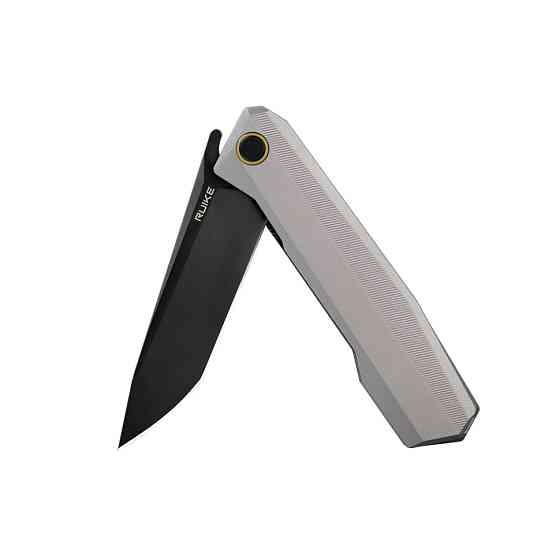 Ніж складаний туристичний Ruike P166-AК, (9.2 см) 14C28N / Aluminum сірий Київ