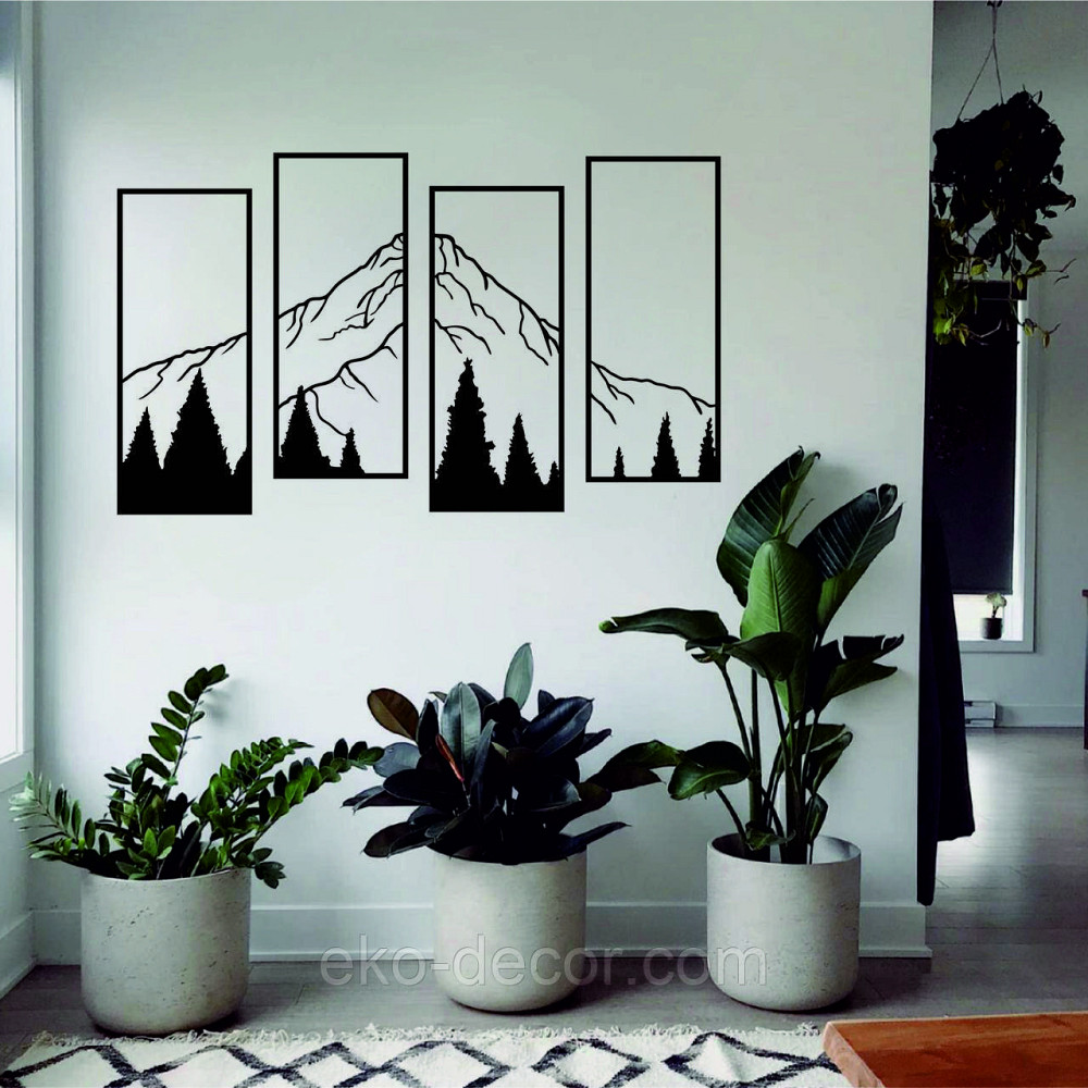 Декоративне настінне Панно «Гори», Декор на стіну Київ - фото 4