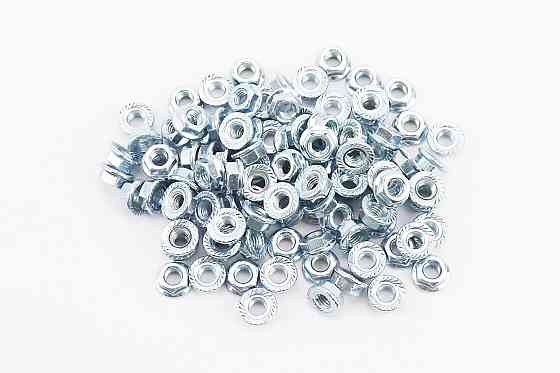 Гайка М6x1 фланц 8 цб зубч DIN6923, к-кт 100шт Київ