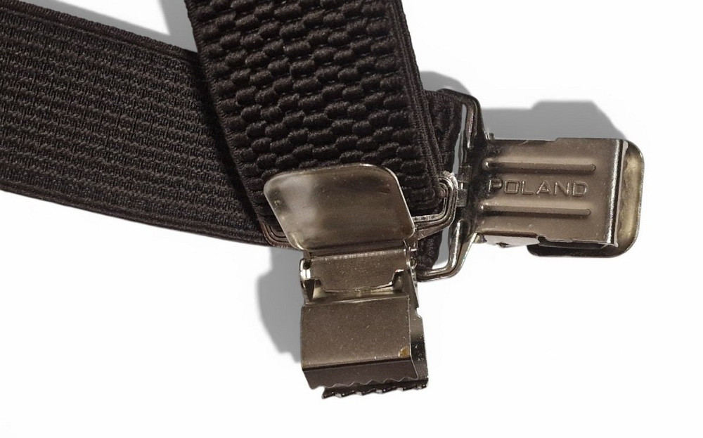 Підтяжки для штанів чоловічі коричневі міцні надійні х навхрест Одеса - фото 3