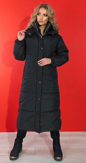 Тепле довге пальто (42) Київ - фото 1