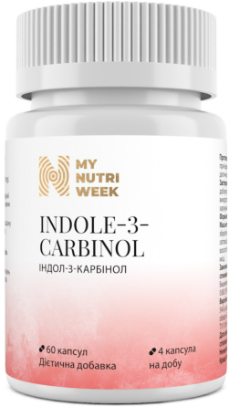 Индол-3-карбинол My Nutri Week Indole-3-Carbinol 60 капсул Киев