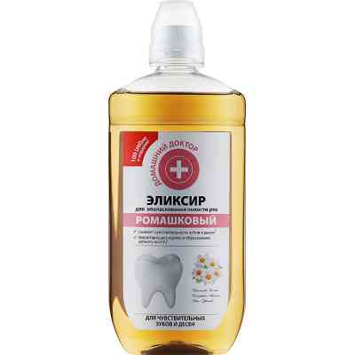 Ополаскиватель для полости рта Домашній Доктор Ромашковый 500 мл (4823015931437) Винница