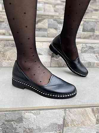 Lexi Балетки жіночі Lexi 2039 чорні (весна-осінь, шкіра натуральна) (2667) тільки 36р.і 40р. Коломыя