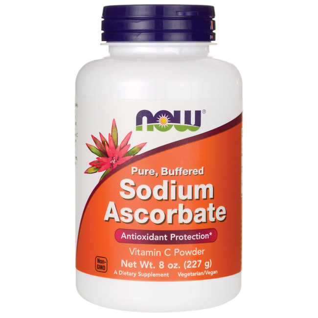 Аскорбат натрію Now Foods Sodium Ascorbate 227 грамів Київ - фото 1