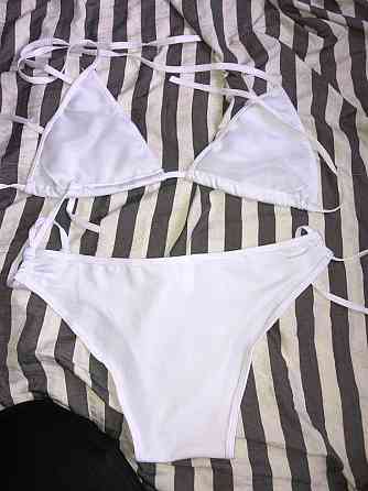 Купальник ліф шторки без поролону жіночий one size білий Київ