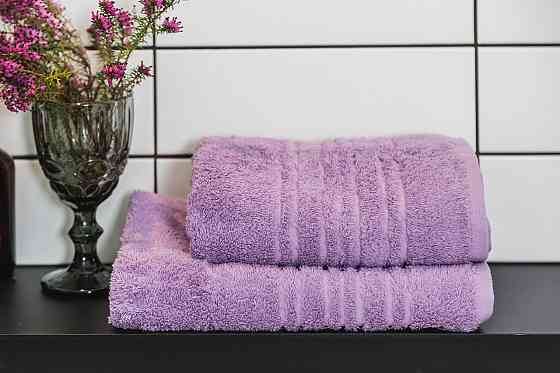 Ecotton Рушник махровий Ecotton 50х90 см високої щільності 550 г/м² бузковий Lilac 1 шт. Коломыя