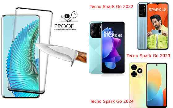 Захисне скло HyperGlass Pro для Tecno Spark Go 2022, Go 2023, Go 2024 – максимальна чутливість та захист Київ