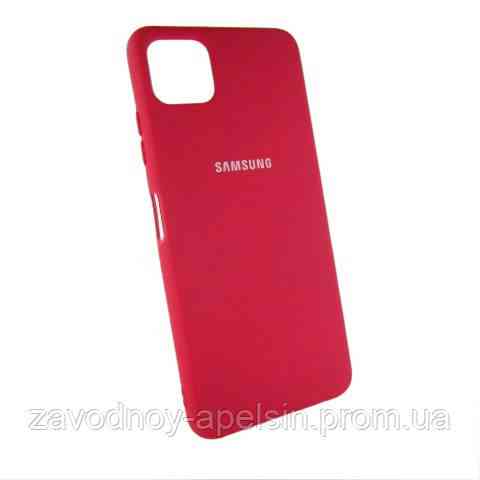 Samsung A22 5G A226 Чохол силіконовий Мікрофібра (червоний) Одеса