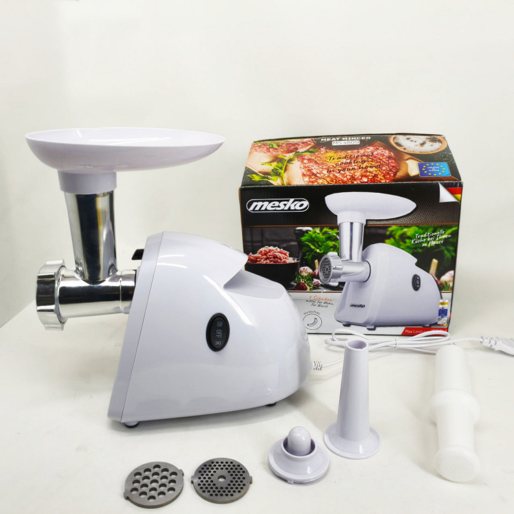 Мясорубка обычная Mesko MS 4809 1500Вт, Мясорубки для колбасы, Мясорубка с решеткой для фарша TA-24 Львов - изображение 9
