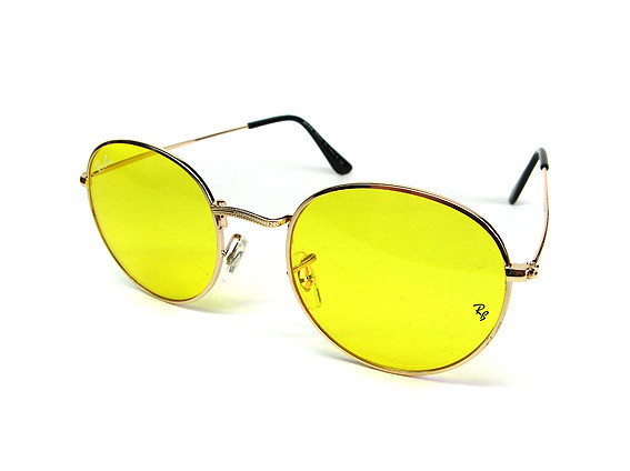 Окуляри сонцезахисні жовті молодіжні Ray Ban Київ - фото 1