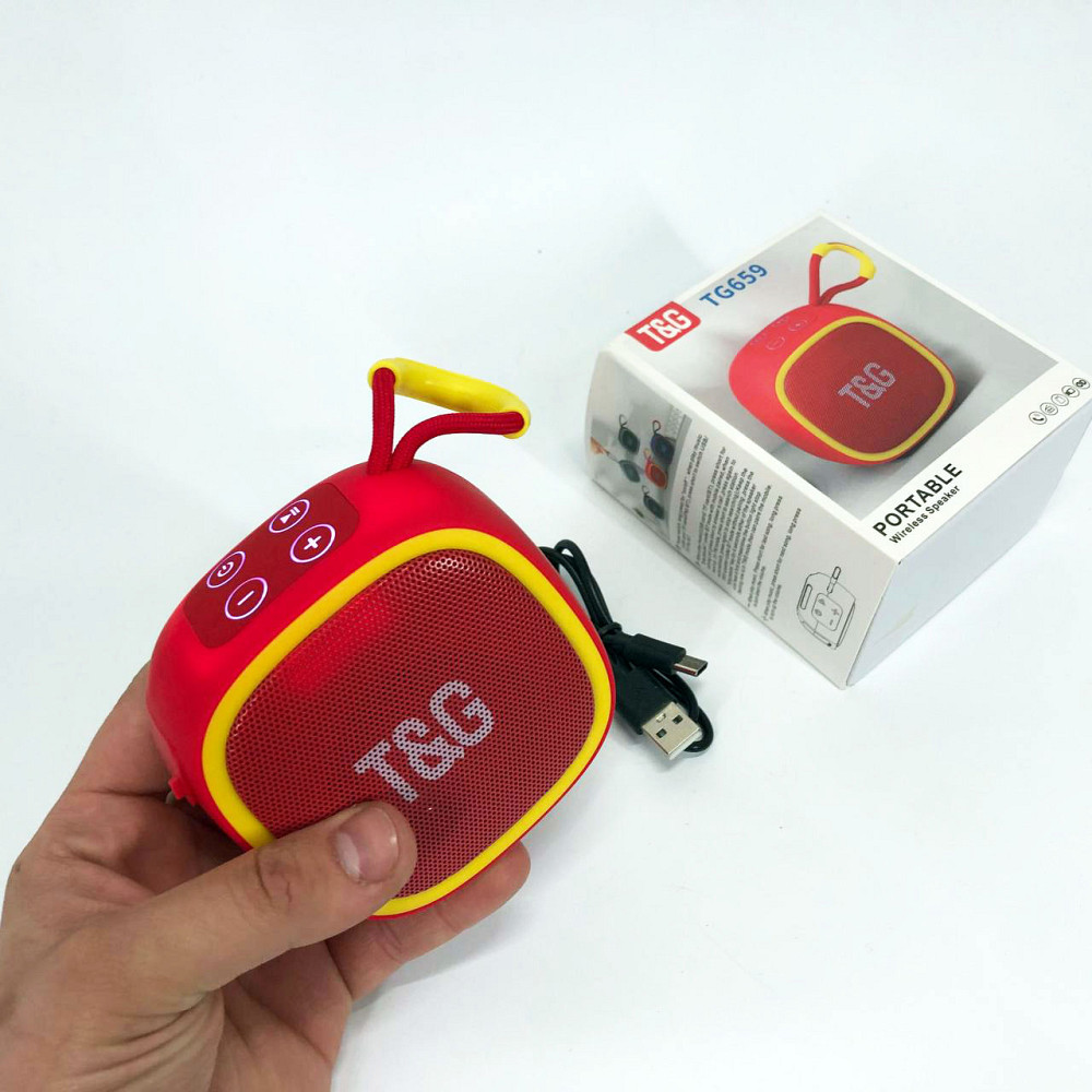 Портативная колонка с поддержкой bluetooth TG659, Аккумуляторная bluetooth колонка WZ-46 Львов - изображение 8