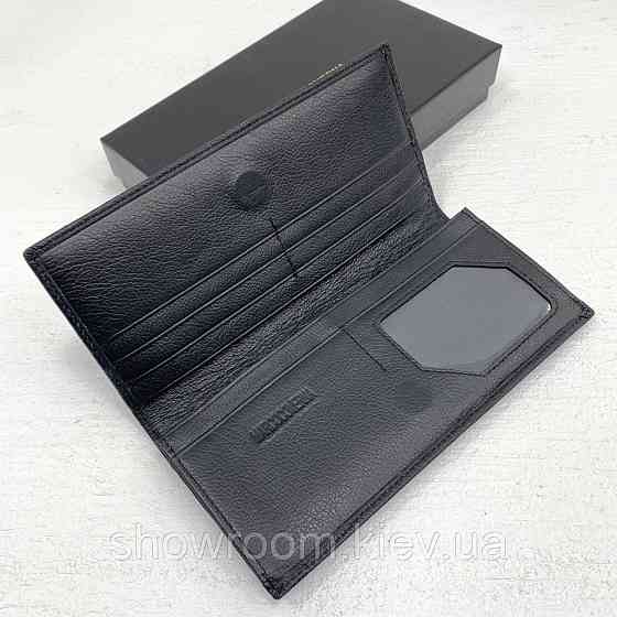 Мужской кожаный бумажник на магните Marco Coverna (msm-8) black Киев