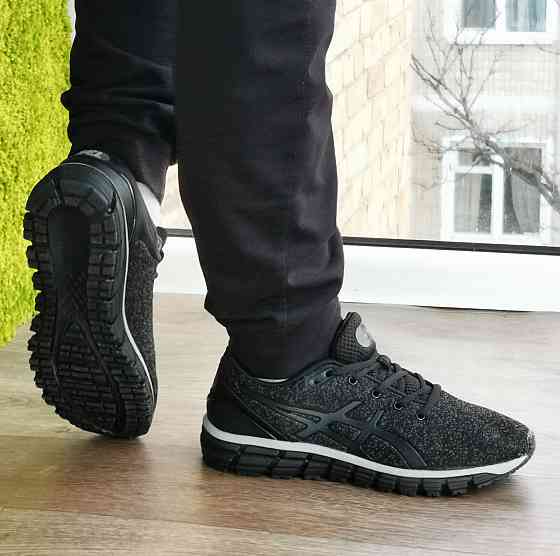 Кросівки Asics GEL Чорні Чоловічі Асікс Гель (розміри: 41,42,43,44,45,46) Відео Огляд Дніпро