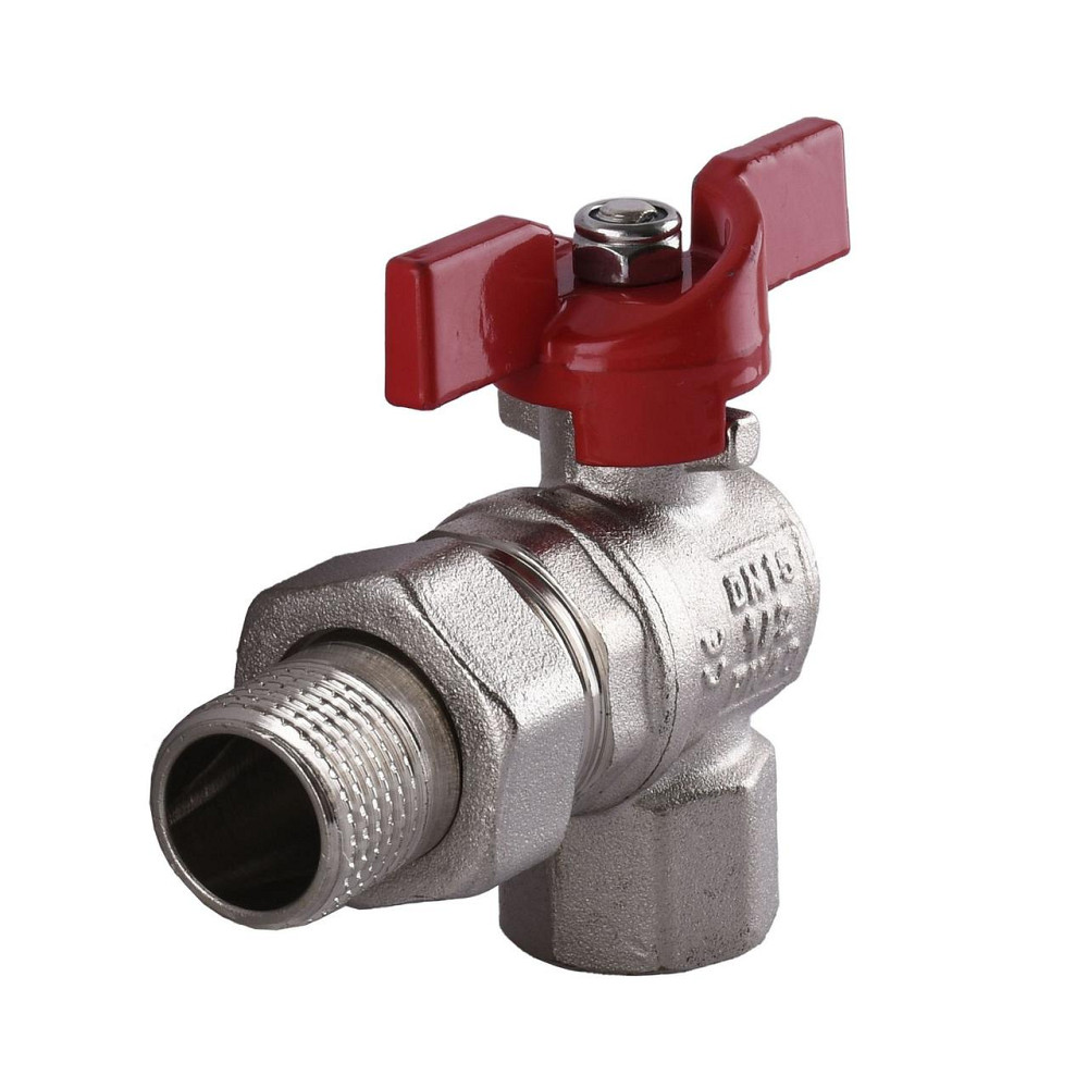 Кран кульовий кутовий з американкою SELBA 1/2″ SL1543 (000010261) Київ - фото 2