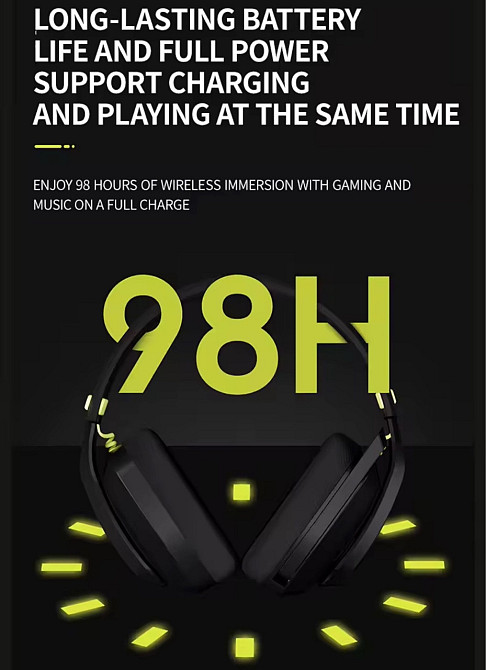 Беспроводные игровые наушники гарнитура с микрофоном 2.4 vgn vxe v1. Киев - изображение 2