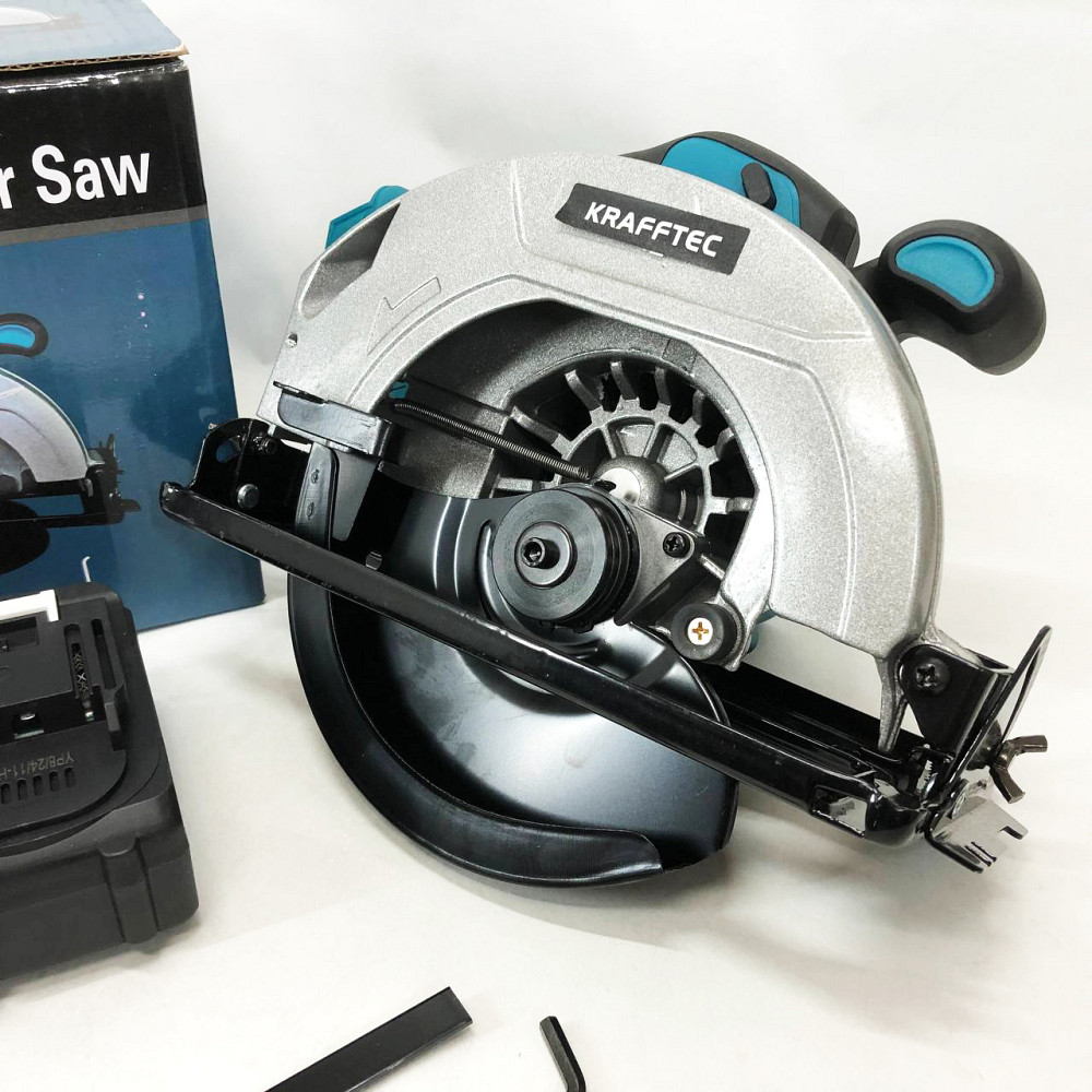 Акумуляторна циркулярна пилка KRAFFTEC 48V VH-23 Львів - фото 1