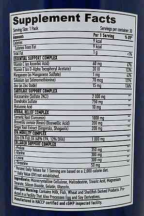 Защита суставов и связок Haya Labs Joint Max 30 Packs Луцк