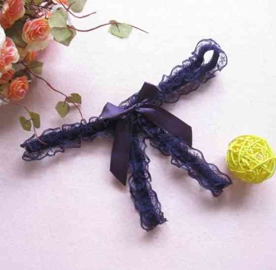 Трусики з розрізом жіночі універсальний фіолетовий Київ