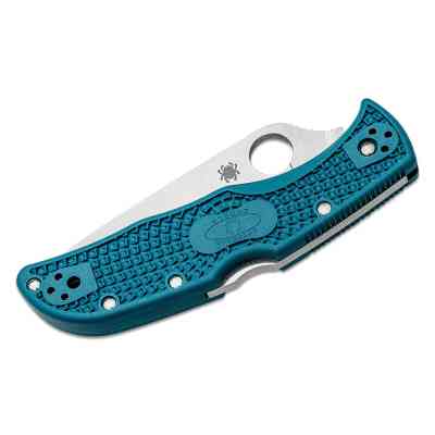 Нож Spyderco Endela K390 Serrated Blue (C243FSK390) Винница