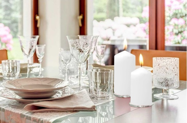 Набір свічок 4 шт. циліндр Bispol AURA Candles Білі (sw50/4-090) Луцьк - фото 3