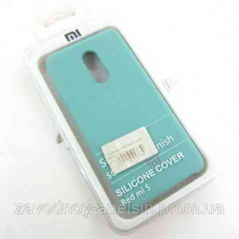 Xiaomi Redmi 5 чехол мятный Silicone Cover mint Одесса