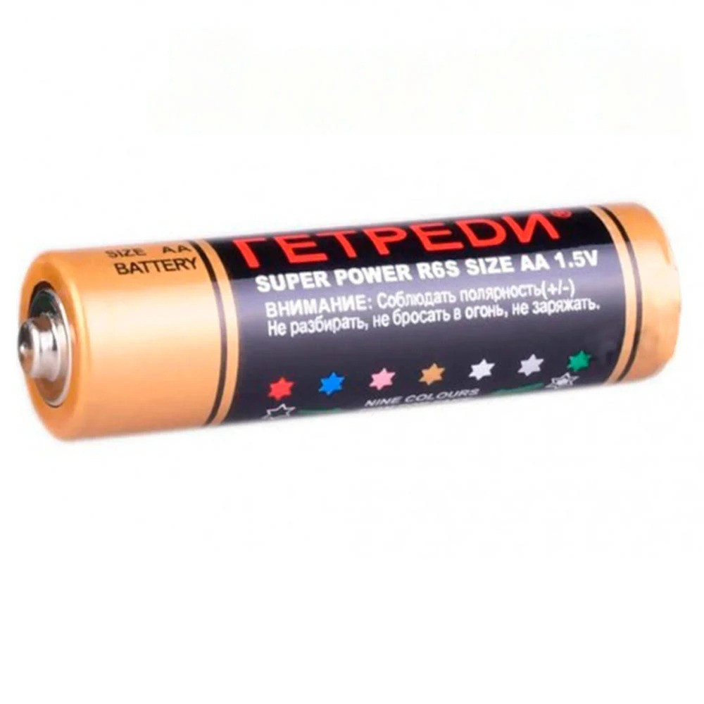 Батарейка AAА (LR03/286), 1шт, ГЕТРЕDИ, 1,5Вт, Солевая Киев - изображение 2