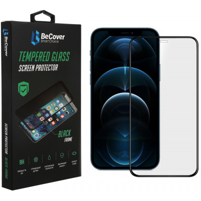 Стекло защитное BeCover Apple iPhone 13 Mini Black (706665) Винница - изображение 1