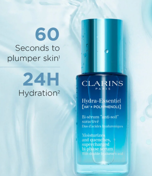 Увлажняющая двухфазная сыворотка для лица Clarins Hydra-Essentiel Славянск - изображение 7