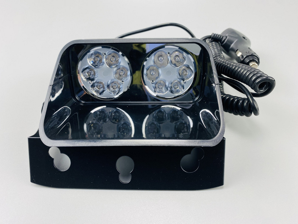 Маячок проблисковий S12-A стробоскоп 9-80V 10 led діодів синій+червоний спалах автомобільна мигалка Мукачево - фото 10