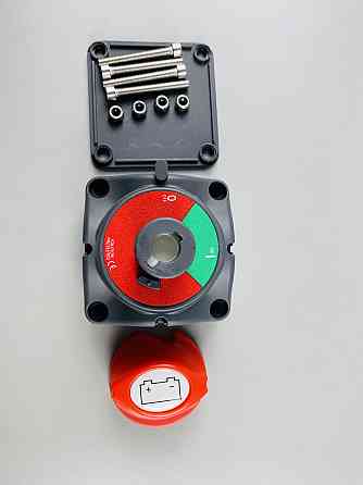 Вимикач маси універсальний механічний дистанційний 12/24 В (червона мідь) 300A Мукачево