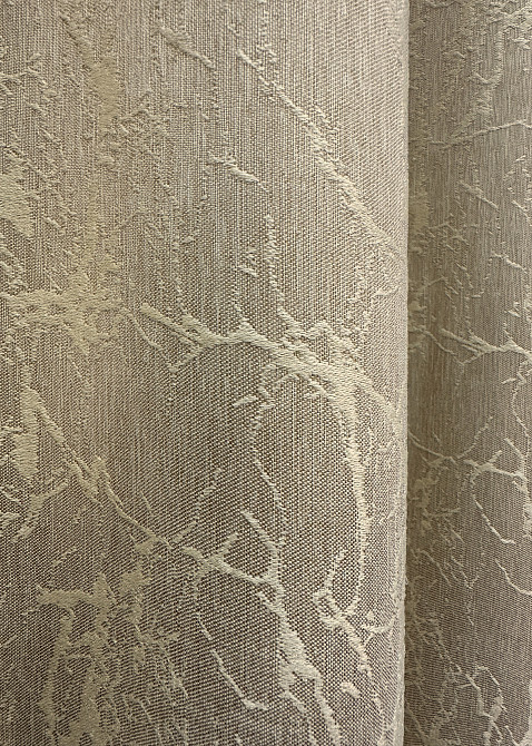 Комплект коротких штор VR-Textil Жакард Viva Marmo № 1787ш Бежевий 130х170 см 2 шт (35-0374) Київ - фото 7