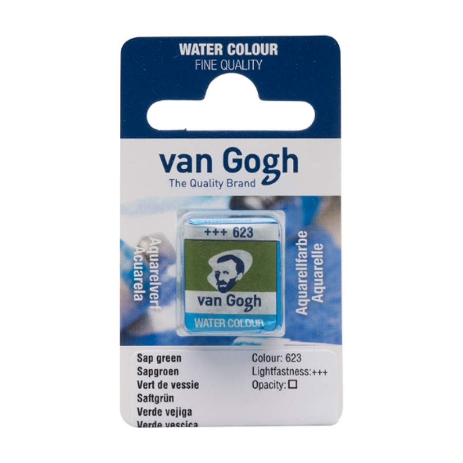 Фарба акварельна Van Gogh (623) Соковитий зелений кювета Royal Talens Київ - фото 1