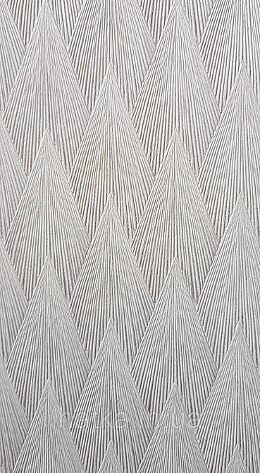 Обои виниловые на флизелине AdaWall Omega1.06х10 геометрия 3д фигуры структурные серые с серебром  23202-4 Киев - изображение 2