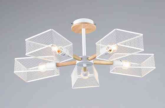 VALESO Люстра VALESO B N6687/5 Білий + Дерево Коломыя